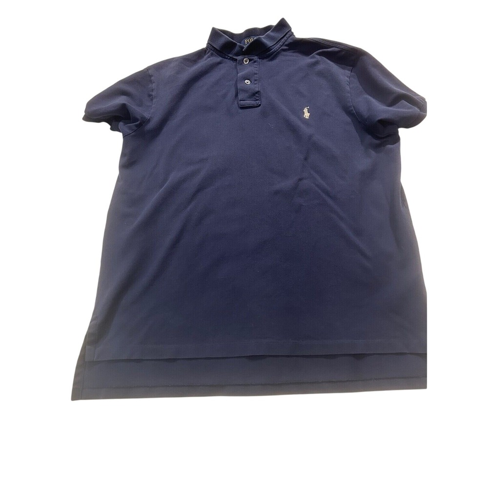 Polo Ralph Lauren Custom Fit Pima Stretch‎ Mesh Polo Shirt XL (427)